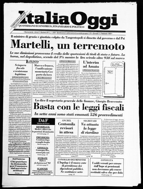 Italia oggi : quotidiano di economia finanza e politica